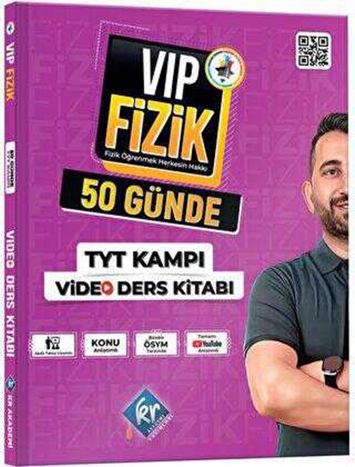 Kr VİP Fizik 50 Günde TYT Kampı Video Ders Kitabı