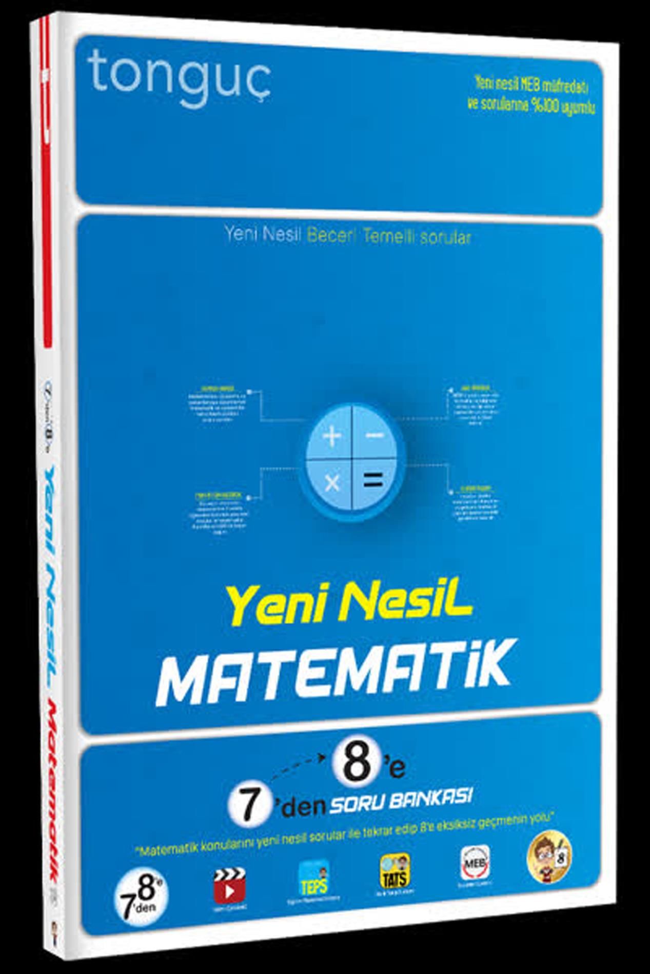 Tonguç Yeni Nesil Matematik 7`den 8`e Soru Bankası