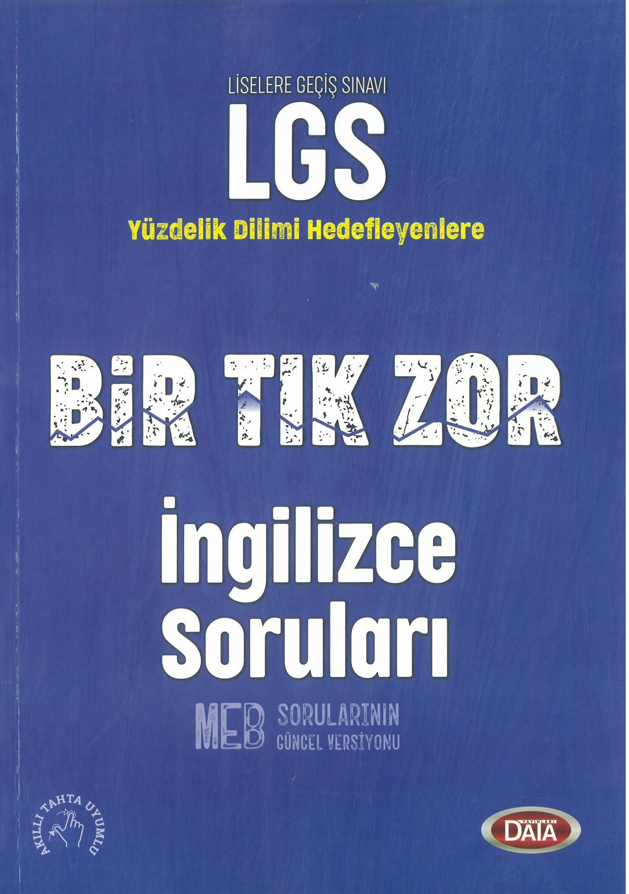 Data Lgs Bir Tık Zor İngilizce Soruları