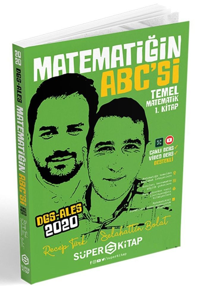 Süper Kitap 2020 DGS ALES Matematiğin Abc si 1. Kitap