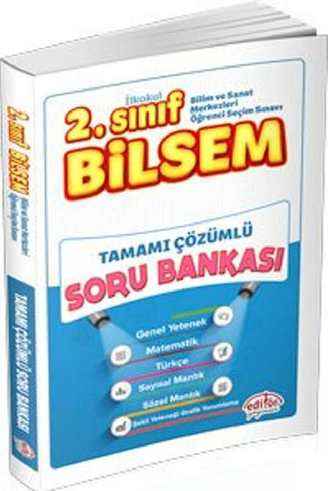 Editör 2. Sınıf Bilsem Tamamı Çözümlü Soru Bankası