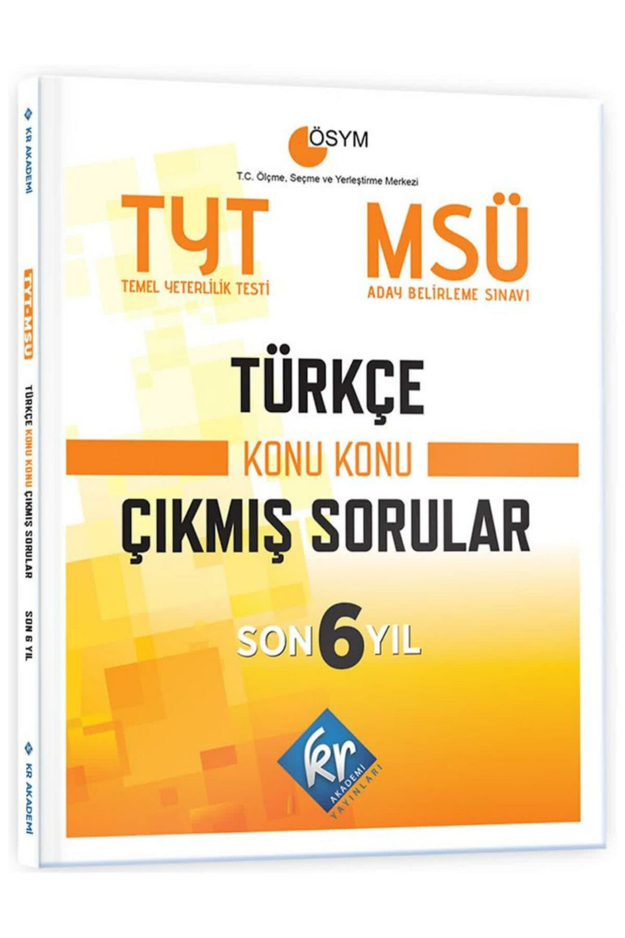 KR MSÜ Türkçe Son 6 Yıl Konu Konu Çıkmış Sorular 2025