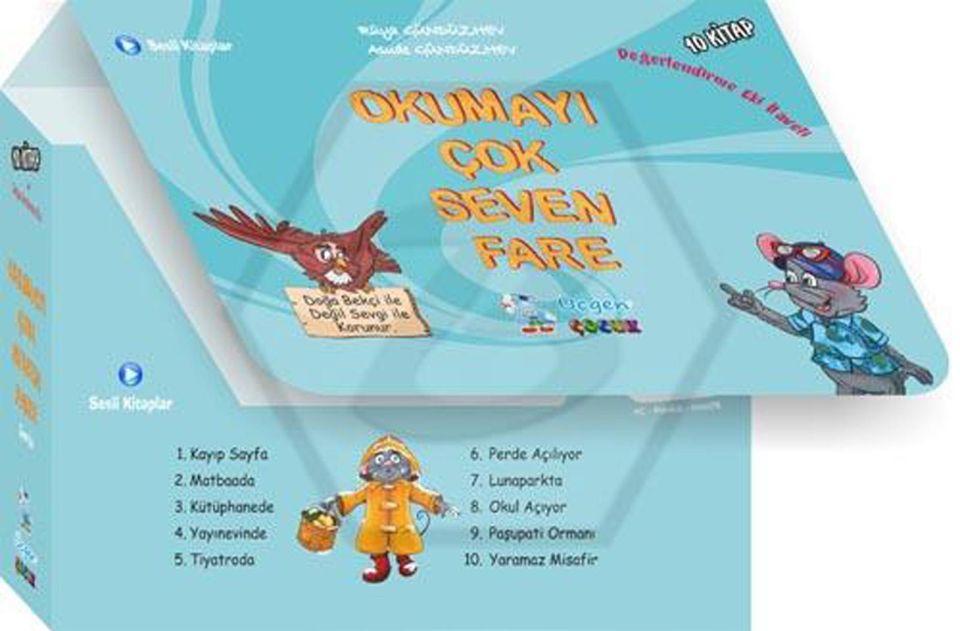 Okumayı Çok Seven Fare Serisi (10 Kitap+Değerlendirme Eki)