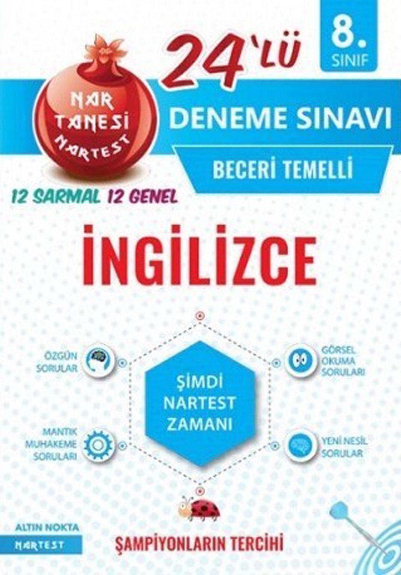 Nartest 8.Sınıf Nartanesi İngilizce 24Lü Deneme