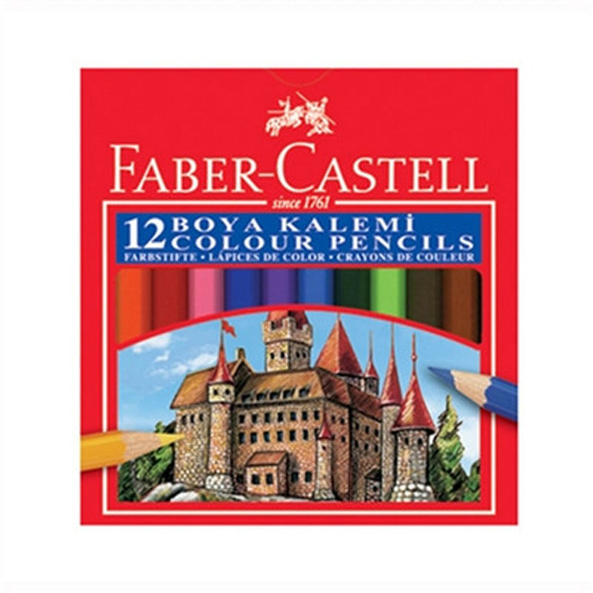 Faber Castel 12Li Kısa Kuruboya