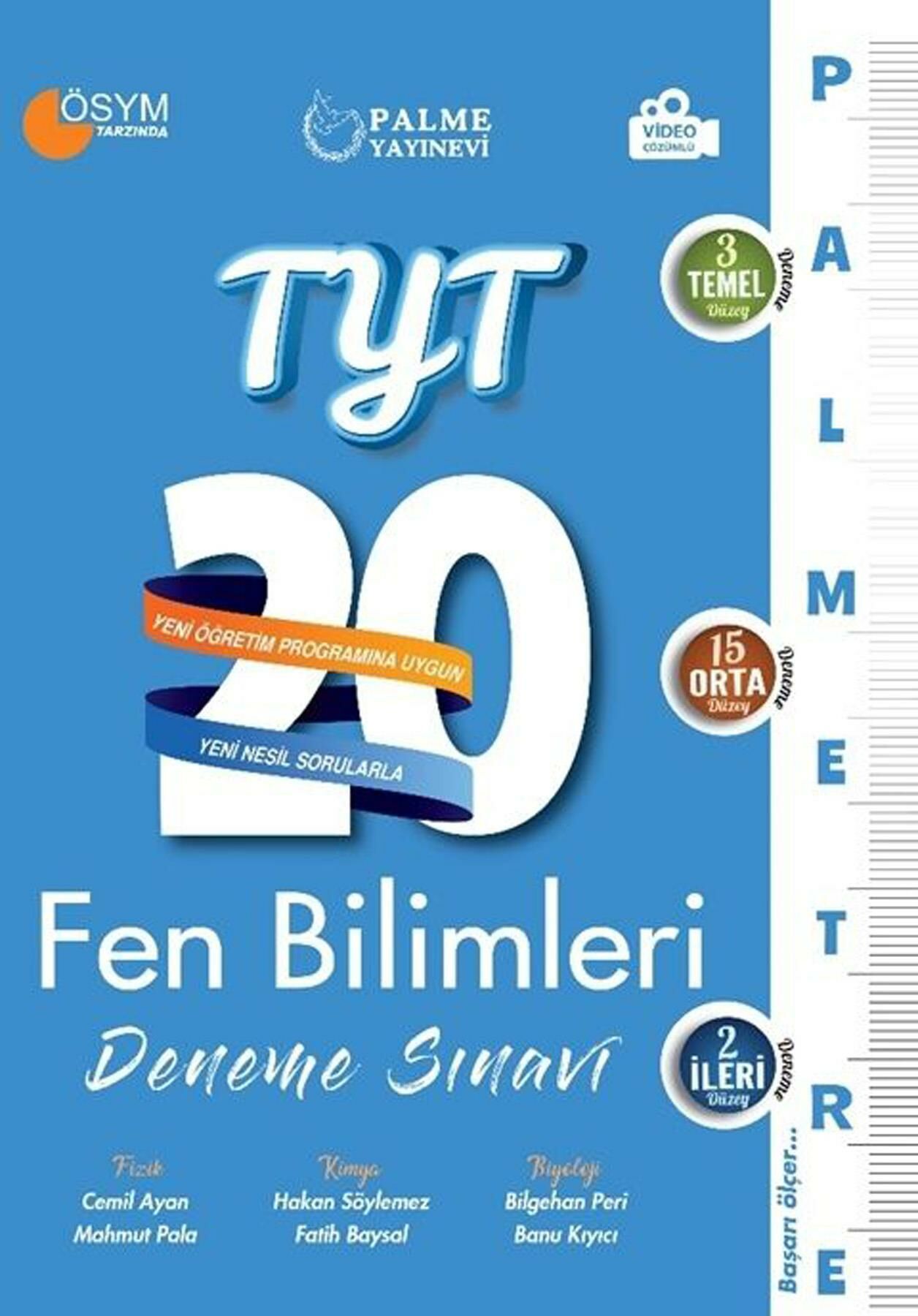 Palme Tyt Fen Bilimleri 20 Deneme Sınavı