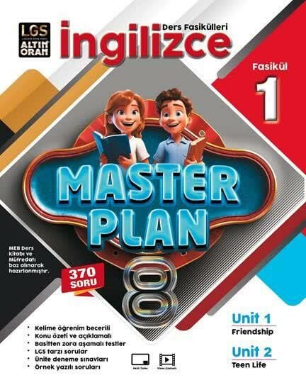 Altın Nokta 8.Sınıf İngilizce Master Plan 1.Fasikül