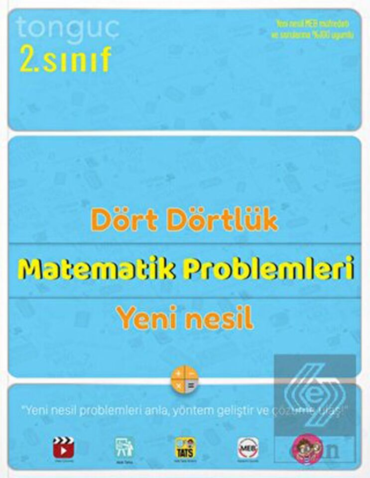 Tonguç 2. Sınıf Dört Dörtlük Yeni Nesil Matematik Problemleri