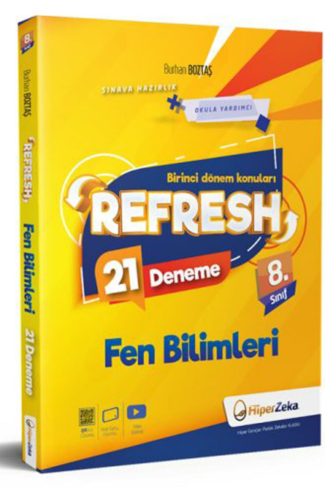 Hiper Zeka 8. Sınıf Refresh Fen Bilimleri 21 Deneme LGS 1. Dönem Konuları