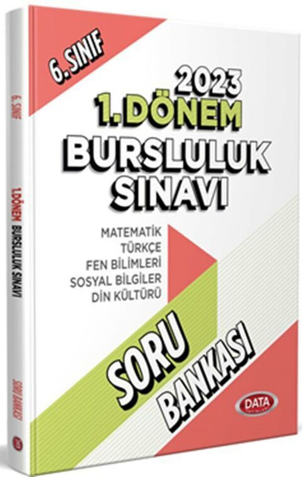 Data 6. Sınıf 1.Dönem Bursluluk Sınavı Soru Bankası