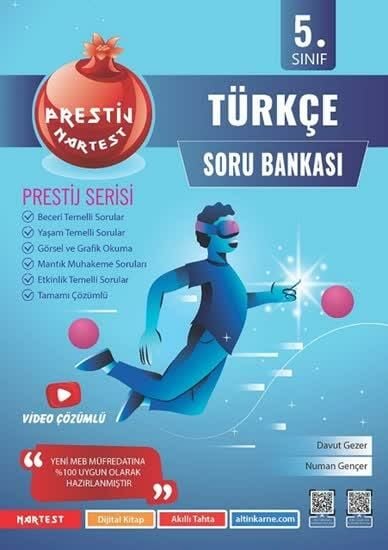 Nartest 5.Sınıf Prestij Türkçe Soru Bankası 2025