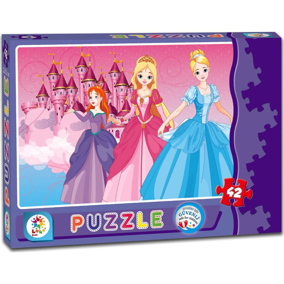 Utku Puzzle Prenses 42 Parça (1 adet)