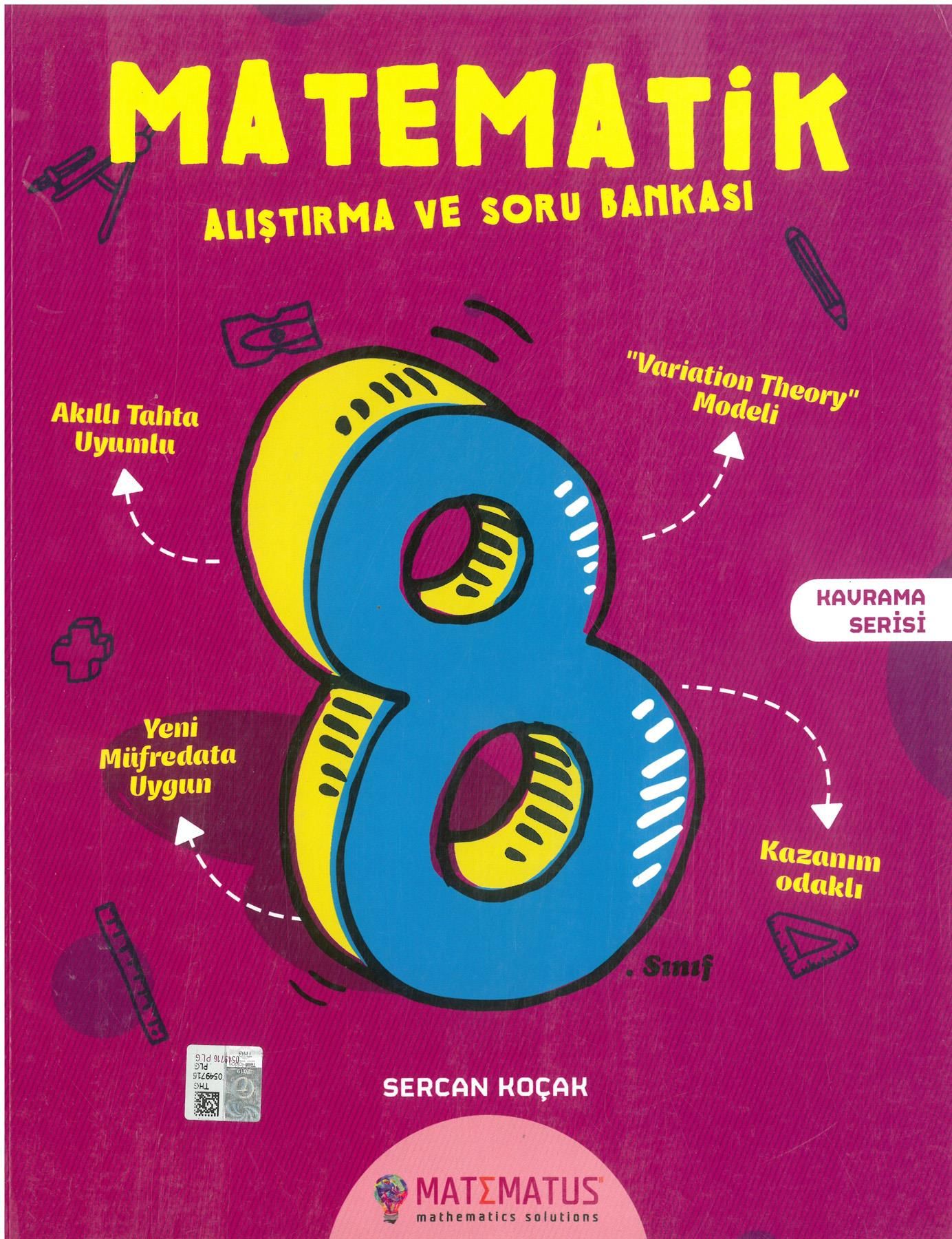 Matematus 8.Sınıf Matematik Alıştırma Ve Soru Kitabı