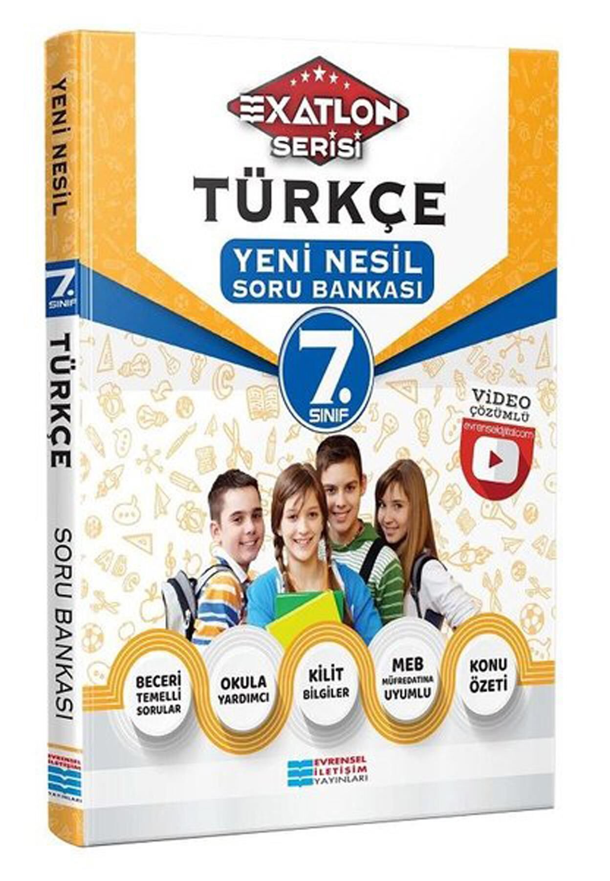 Evrensel İletişim 7.Sınıf Çözümlü Türkçe Yeni Nesil Soru Bankası