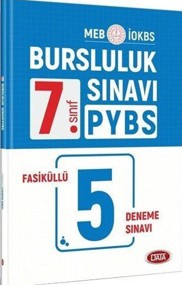 Data 7. Sınıf Bursluluk PYBS Sınavı Fasiküllü 5 Deneme Sınavı