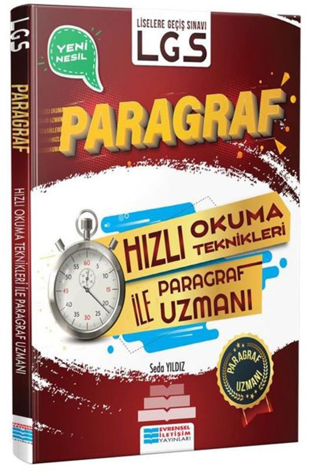 Evrensel Lgs Hızlı Okuma Teknikleri İle Paragraf Uzmanı