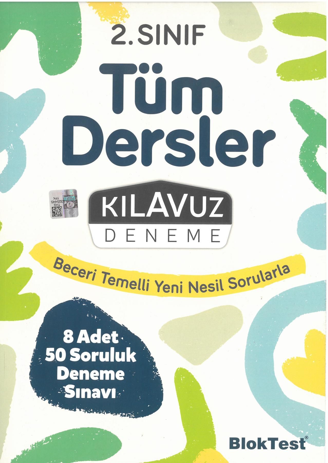 Bloktest 2.Sınıf Tüm Dersler Kılavuz Deneme