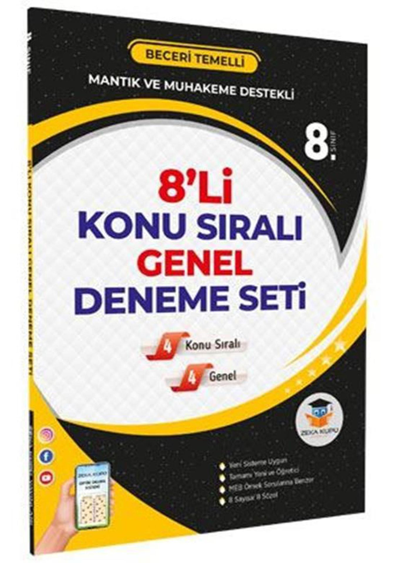 Zeka Küpü 8.Sınıf 8Li Konu Sıralı Genel Deneme Seti