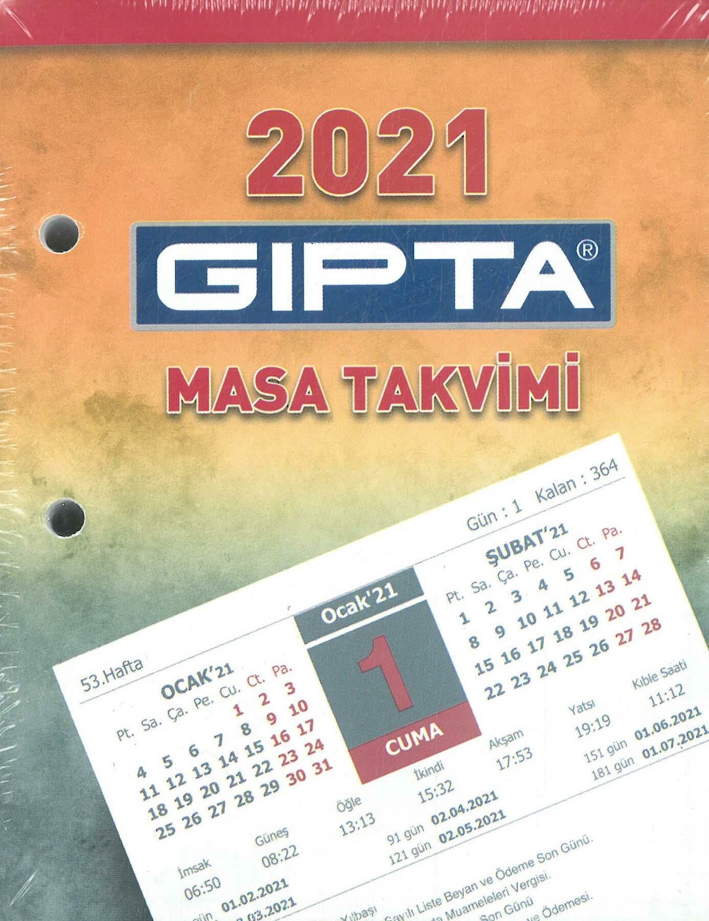 Gıpta 2023 Masa Takvimi 10*13 (1 adet)