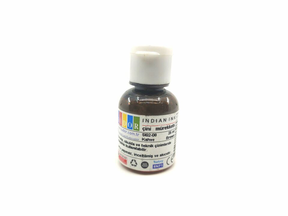 Südor Çini Mürekkebi Kahverengi 25ml Sd-08 (1 adet)