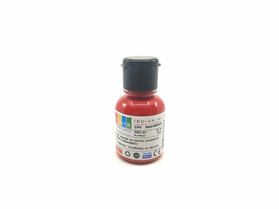 Südor Çini Mürekkebi Kırmızı 25ml SD02-03 (1 adet)