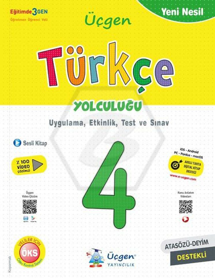 Üçgen 4. Sınıf Yeni Nesil Türkçe Yolculuğu