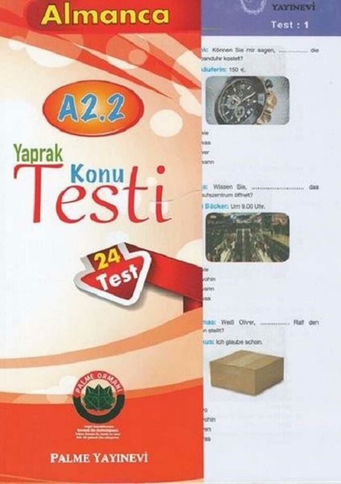 Palme Almanca Yaprak Test A 2.2 (24 Test)