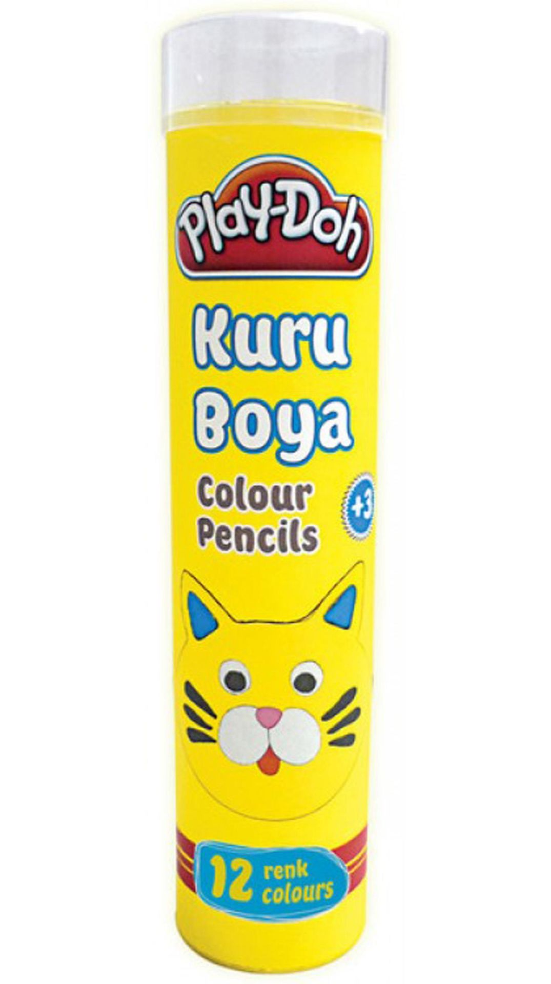 Ceren Play-Doh Tüp Kuruboya 12 Renk Ku005