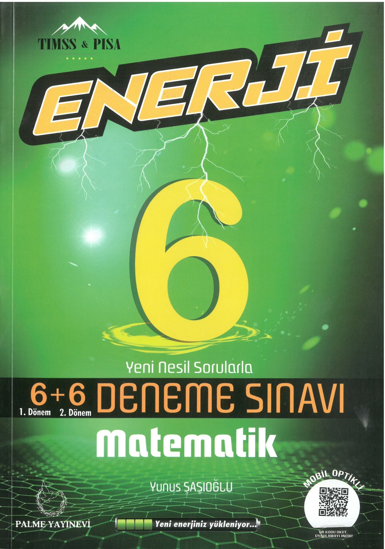 Palme 6. Sınıf Matematik Enerji 6+6 Deneme Sınavı