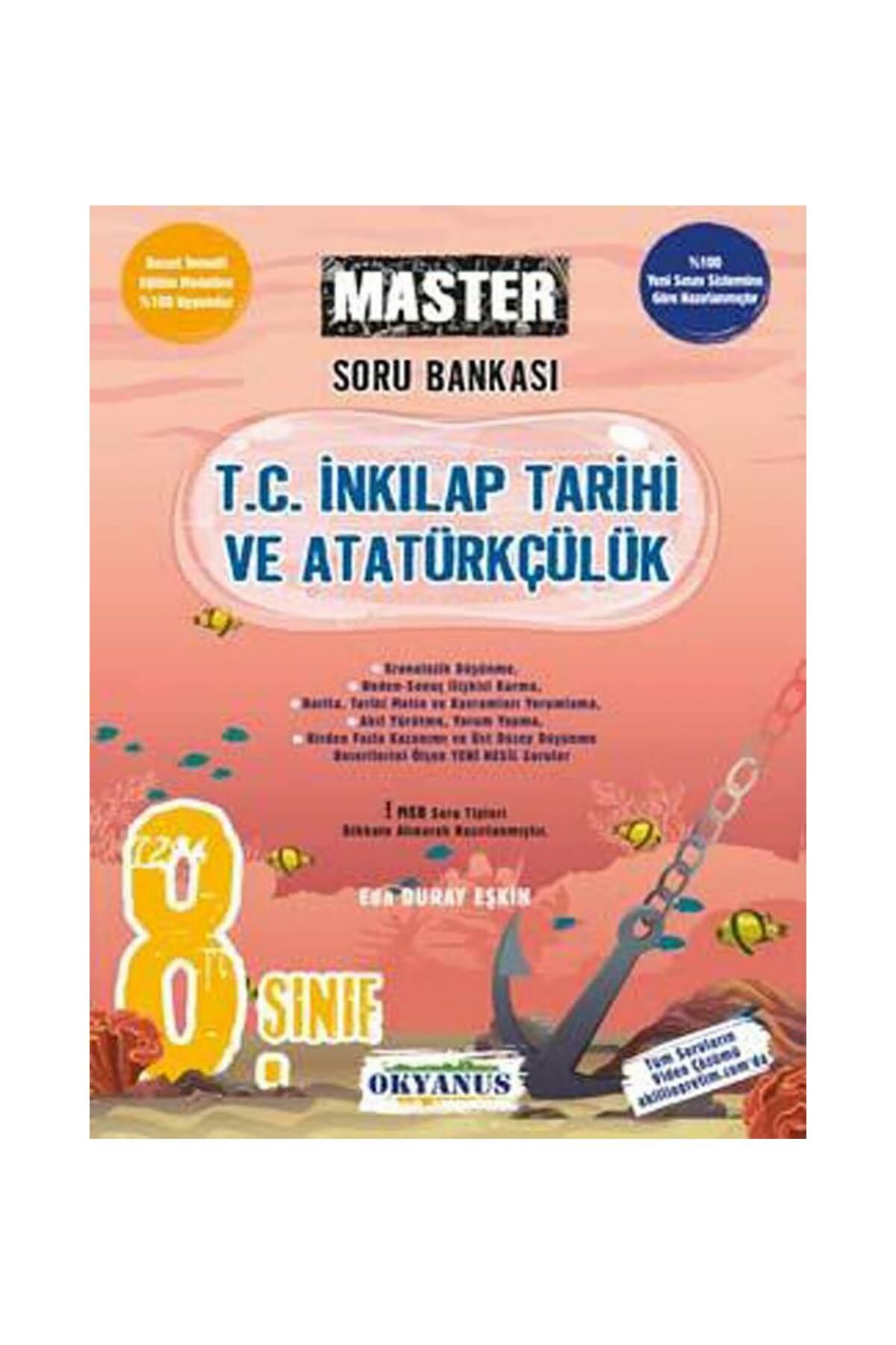 Okyanus 8. Sınıf Master T. C. İnkılap Tarihi ve Atatürkçülük Soru Bankası