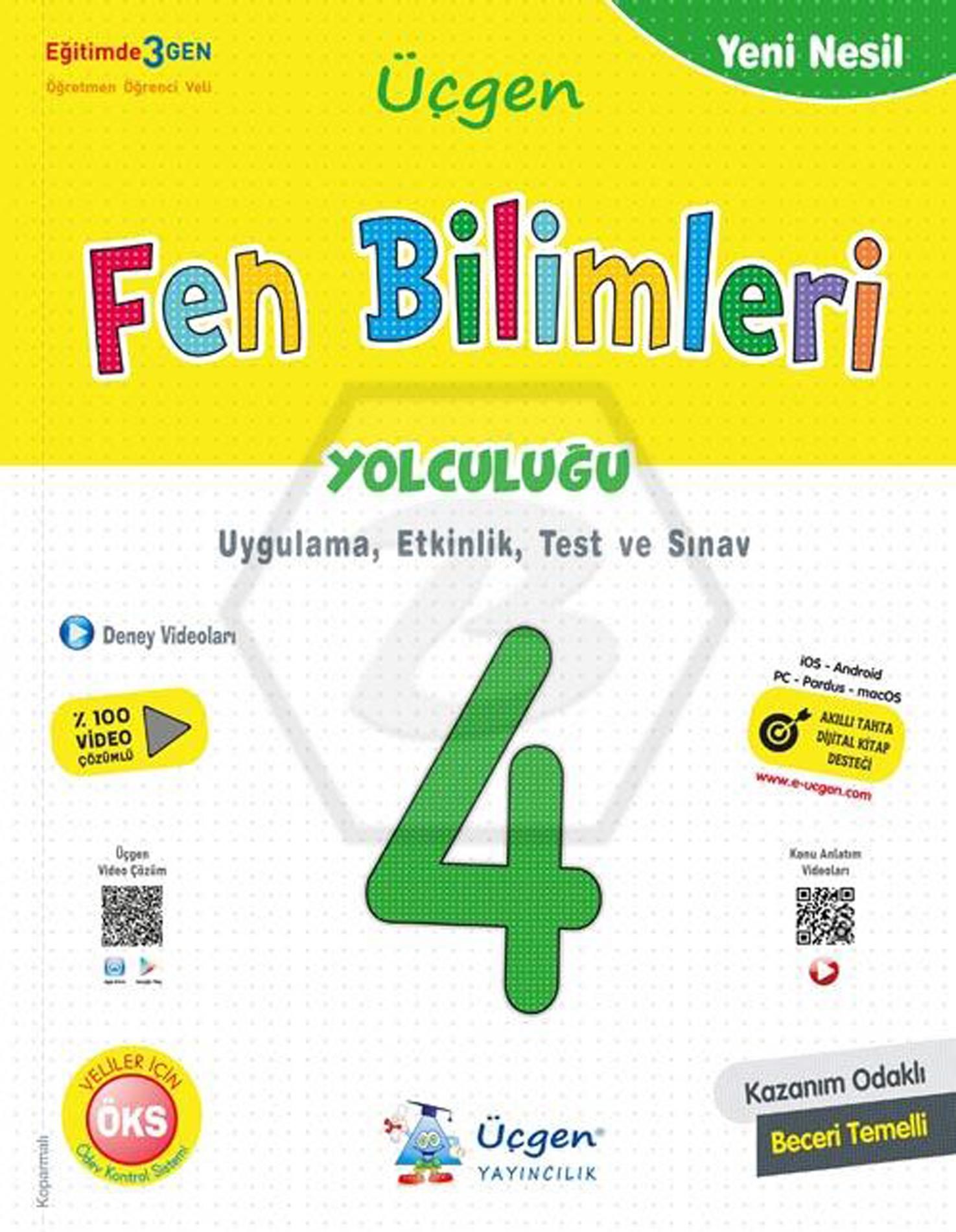 Üçgen 4. Sınıf Yeni Nesil Fen Bilimleri Yolculuğu