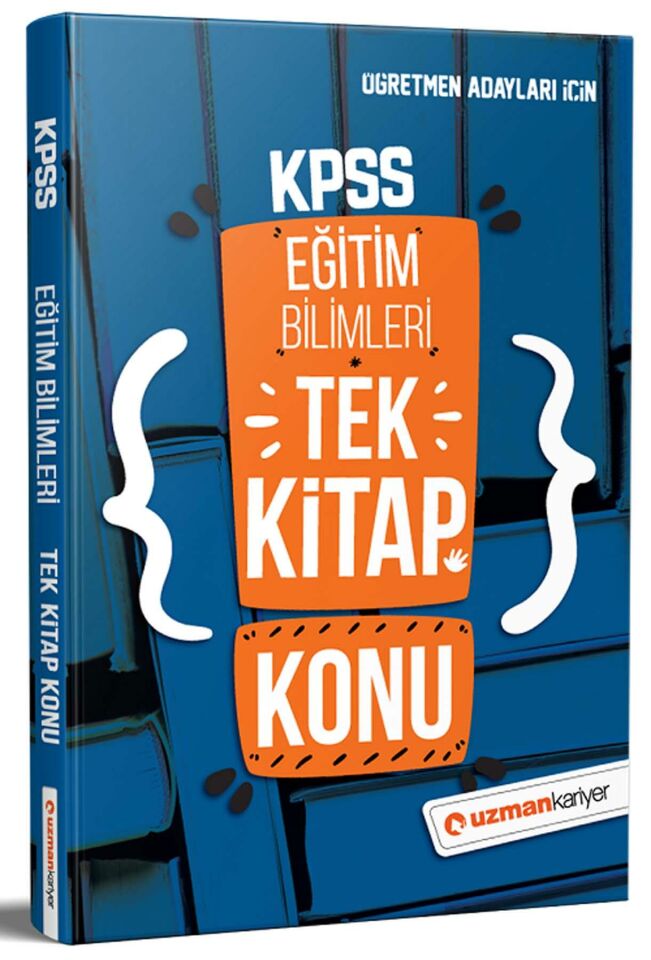 Uzman Kariyer KPSS Eğitim Bilimleri Tek Kitap Konu Anlatımlı