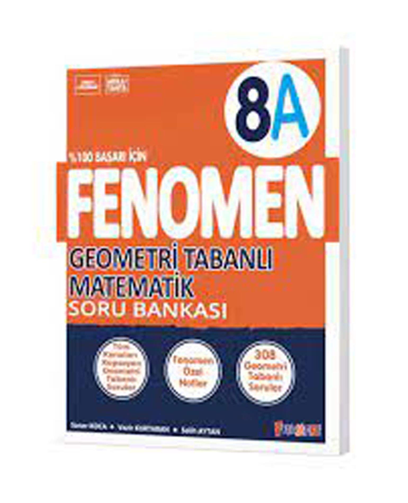 Fenomen 8. Sınıf LGS Geometri Tabanlı Matematik A Soru Bankası