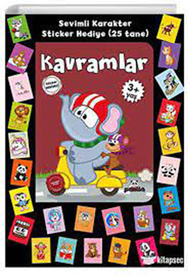 Stickerlı 3+ Yaş Kavramlar