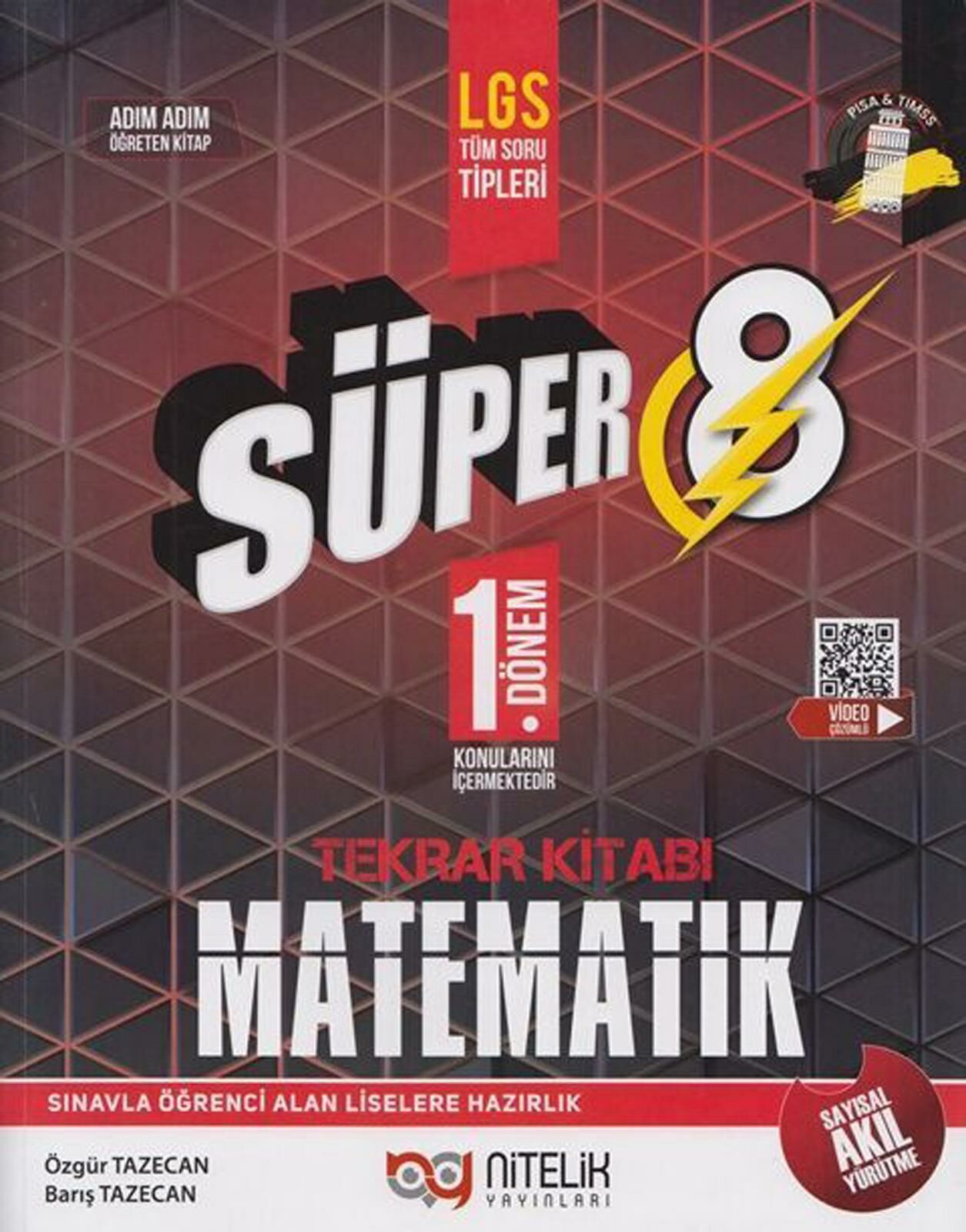 Nitelik Süper 8.Sınıf 1. Dönem Matematik Tekrar Kitabı