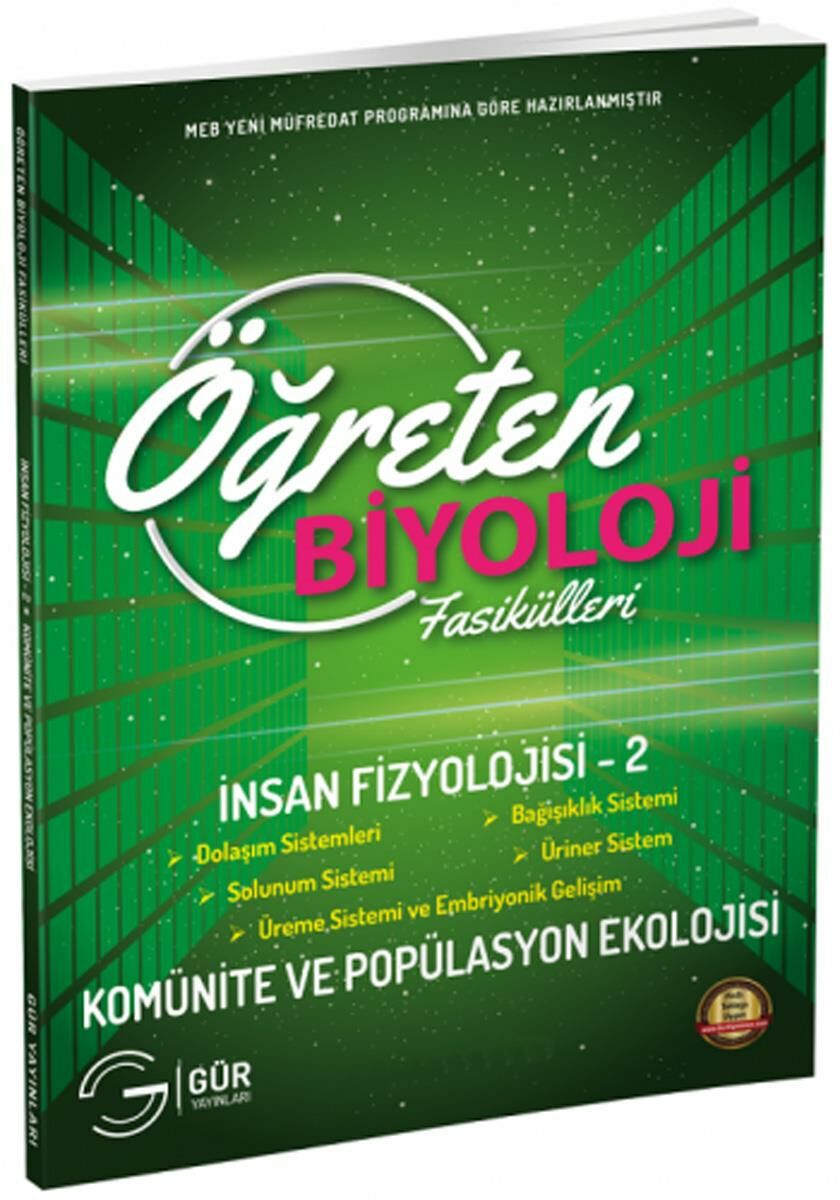 Gür Öğreten Fasikülleri İnsan Fizyolojisi - 2 Komünite Ve Popülasyon Ekolojisi