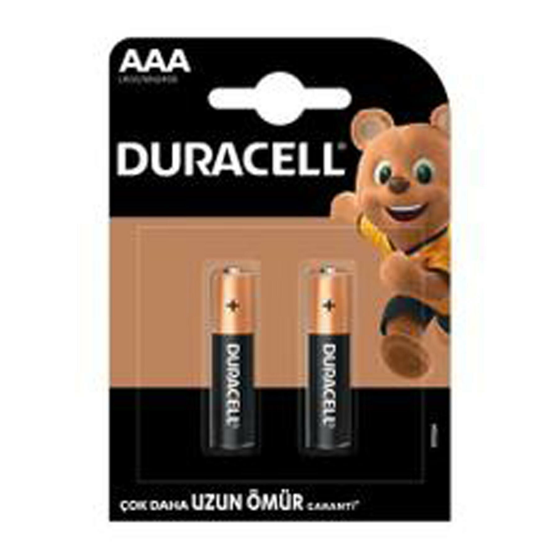 Duracell Alkalin İnce Kalem Pil 2li (1 set)