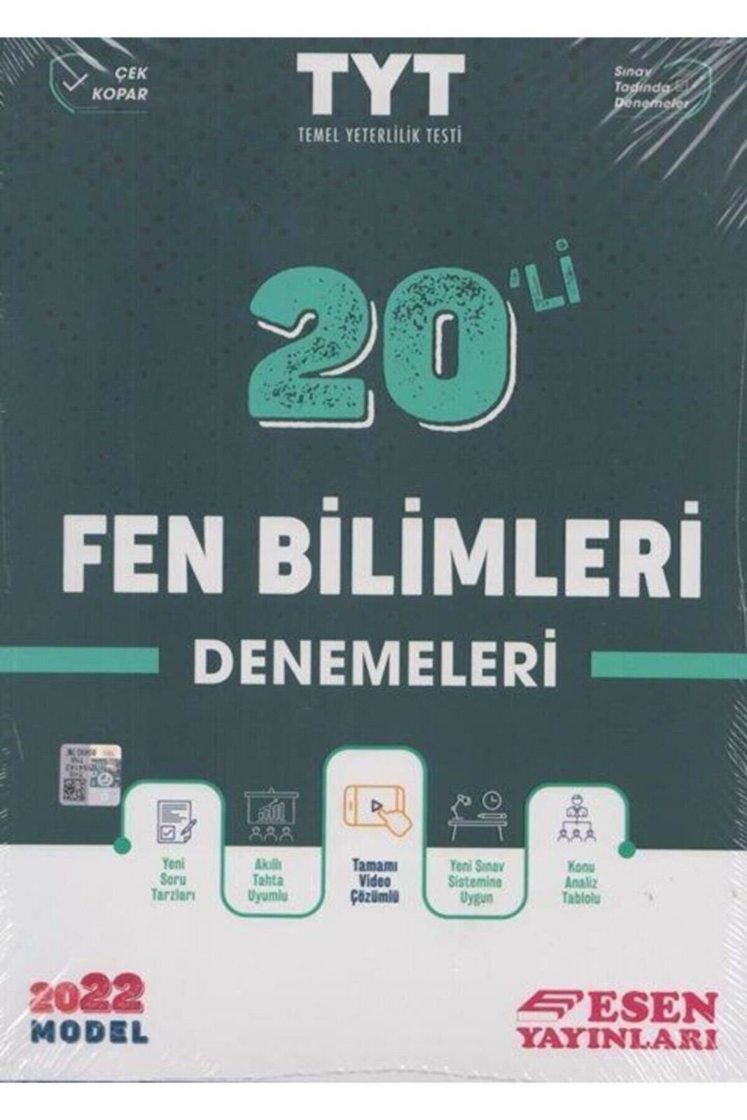 Esen Tyt Fen Bilimleri 20li Denemeleri