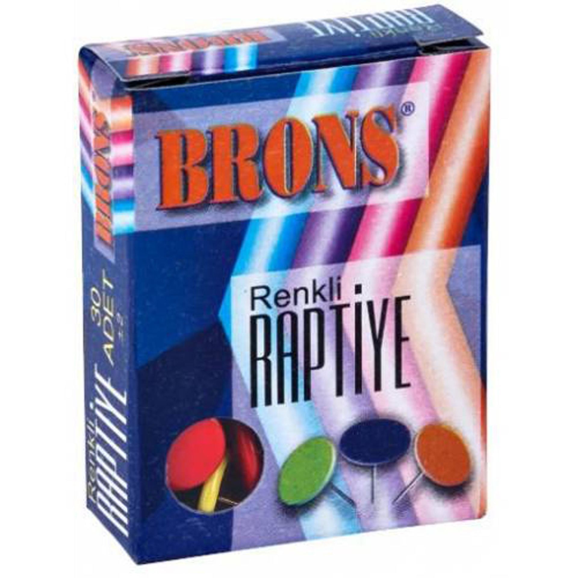 Brons Raptiye Renkli  Br-356 (1 Kutu)