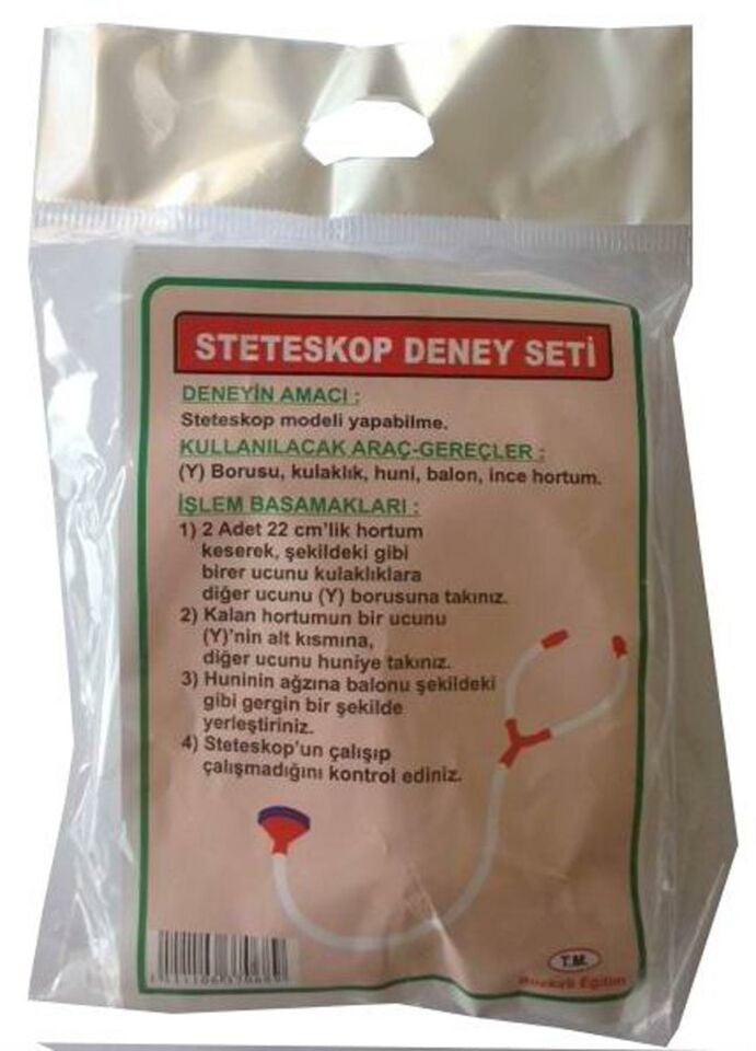 Bozkırlı Steteskop Deney Seti (1 adet)