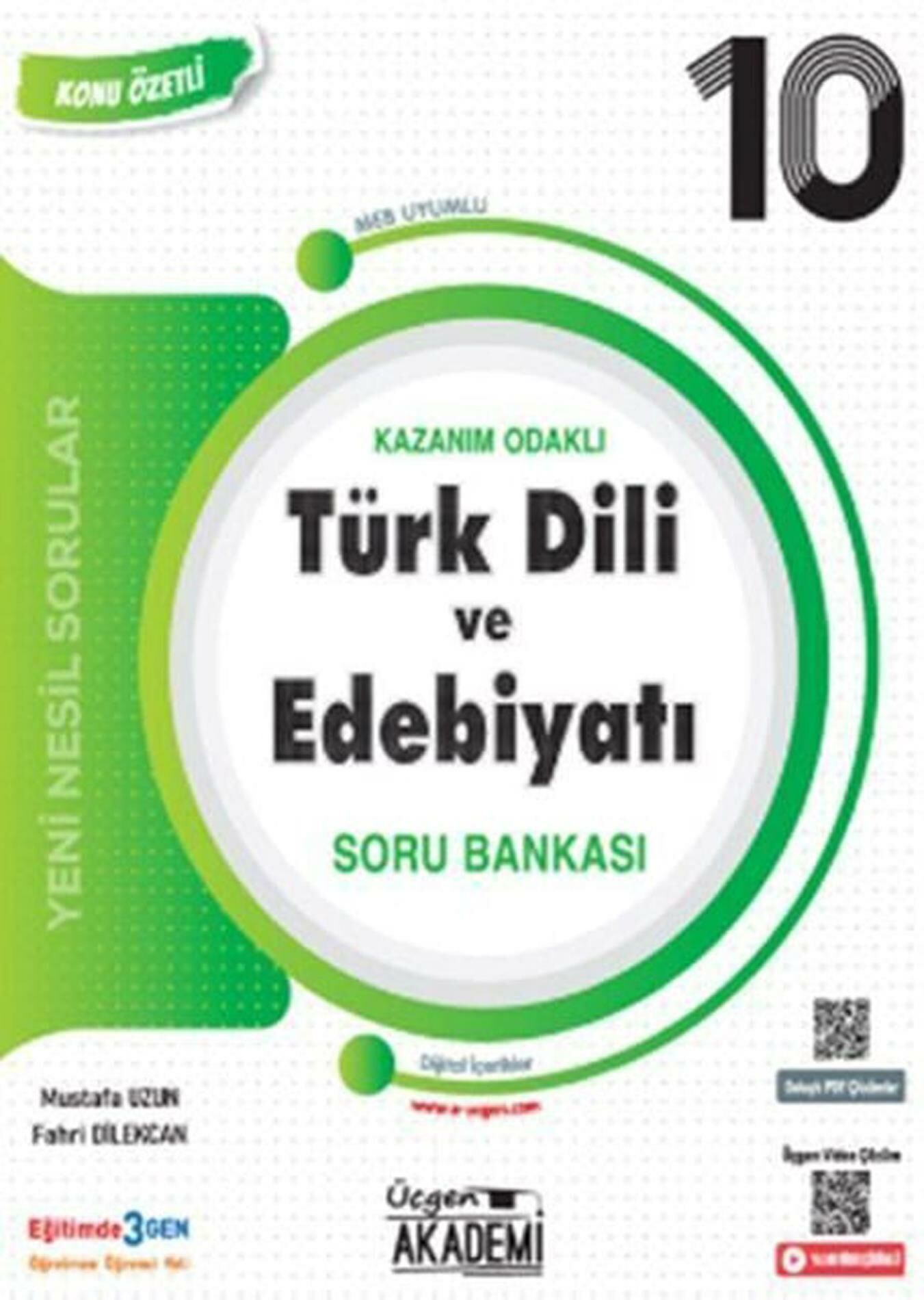Üçgen 10.Sınıf Türk Dili Ve Edebiyatı KÖSB Soru Bankası