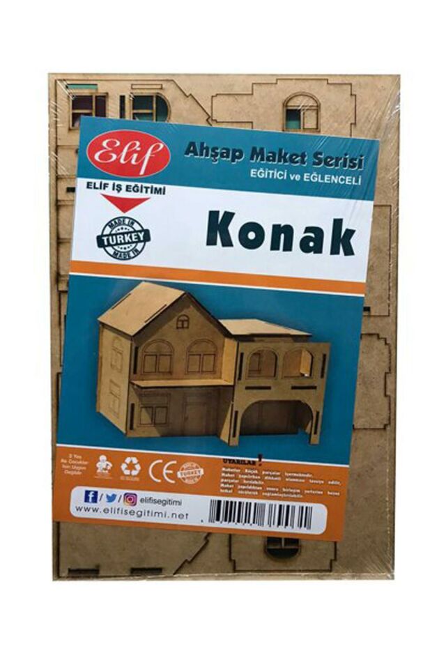 Elif Ahşap Maket Konak (1 adet)