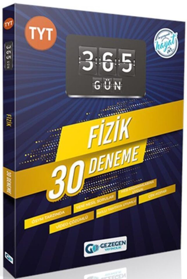 Gezegen 365 Gün TYT Fizik 30 Deneme