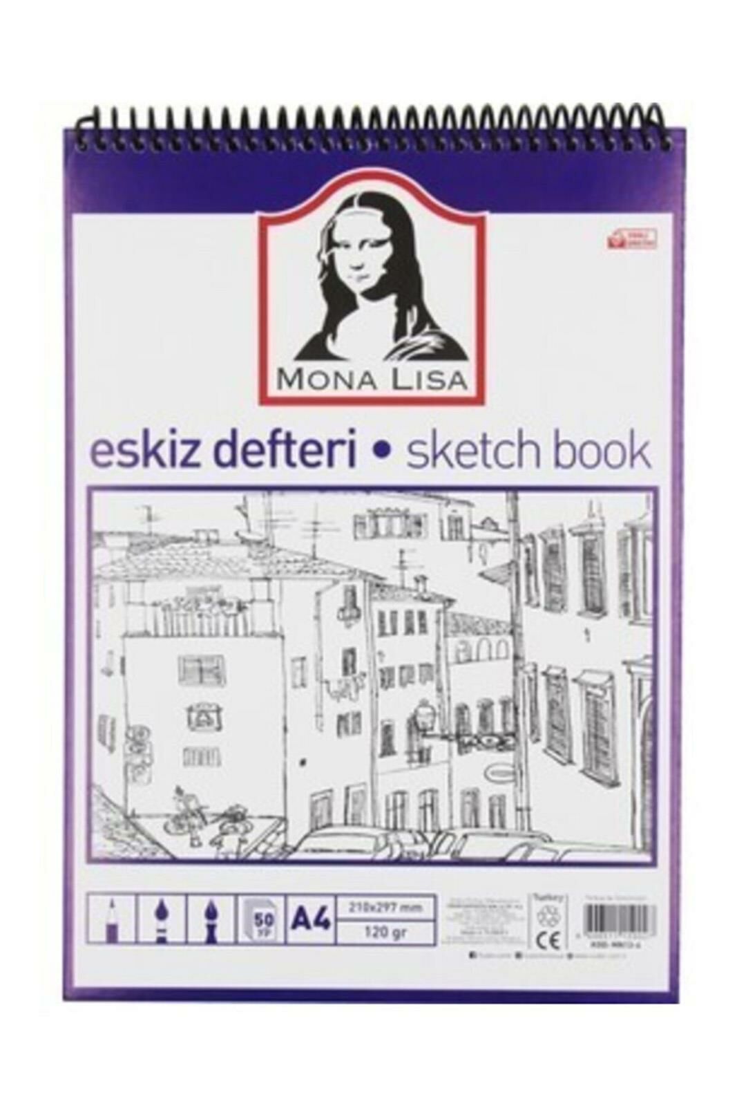 Südor Monalisa Eskiz Defteri A4 120gr 50yp Mn13-4