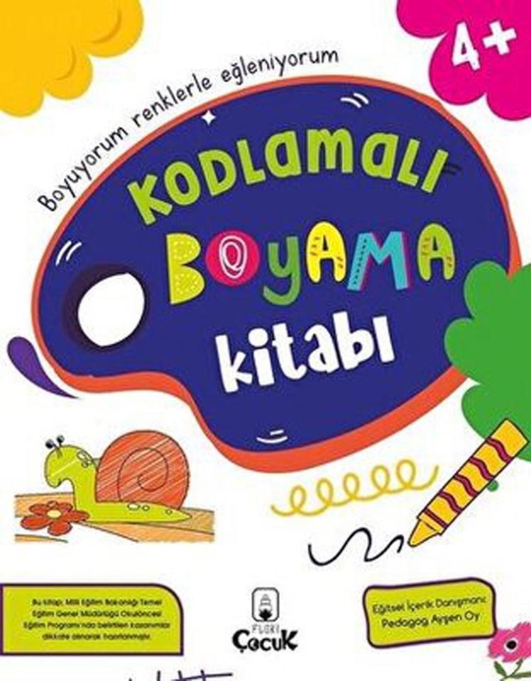 Kodlamalı Boyama Kitabı - 4+ Yaş