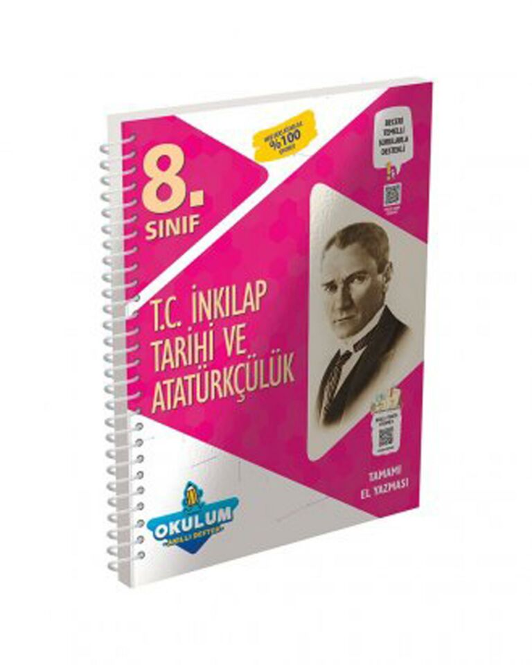 Murat 8.Sınıf T.C. İnkılap Tarihi Ve Atatürkçülük Okulum Akıllı Defter