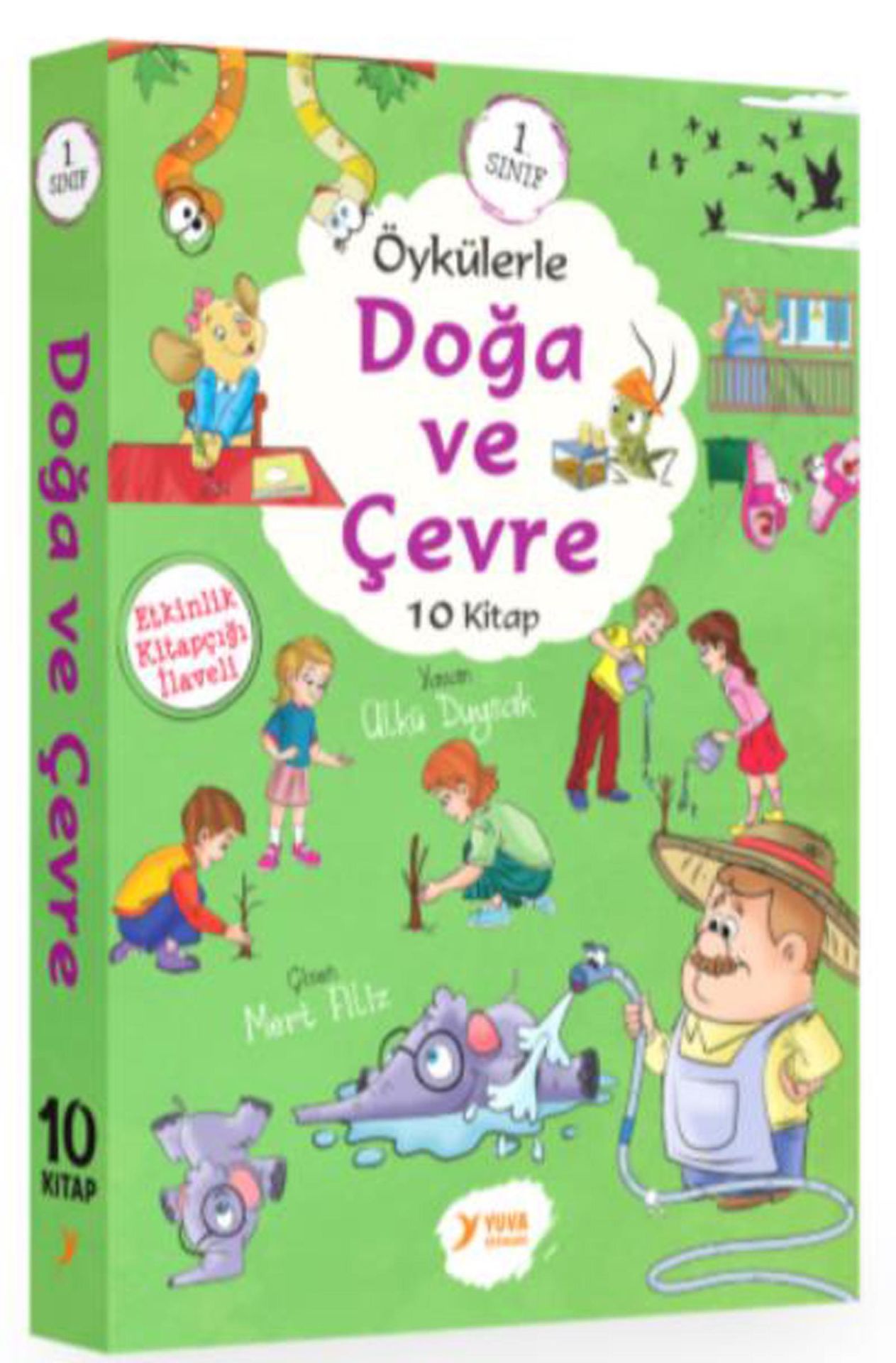 Yuva 1. Sınıf Doğa Ve Çevre Serisi (10 Kitap Set)