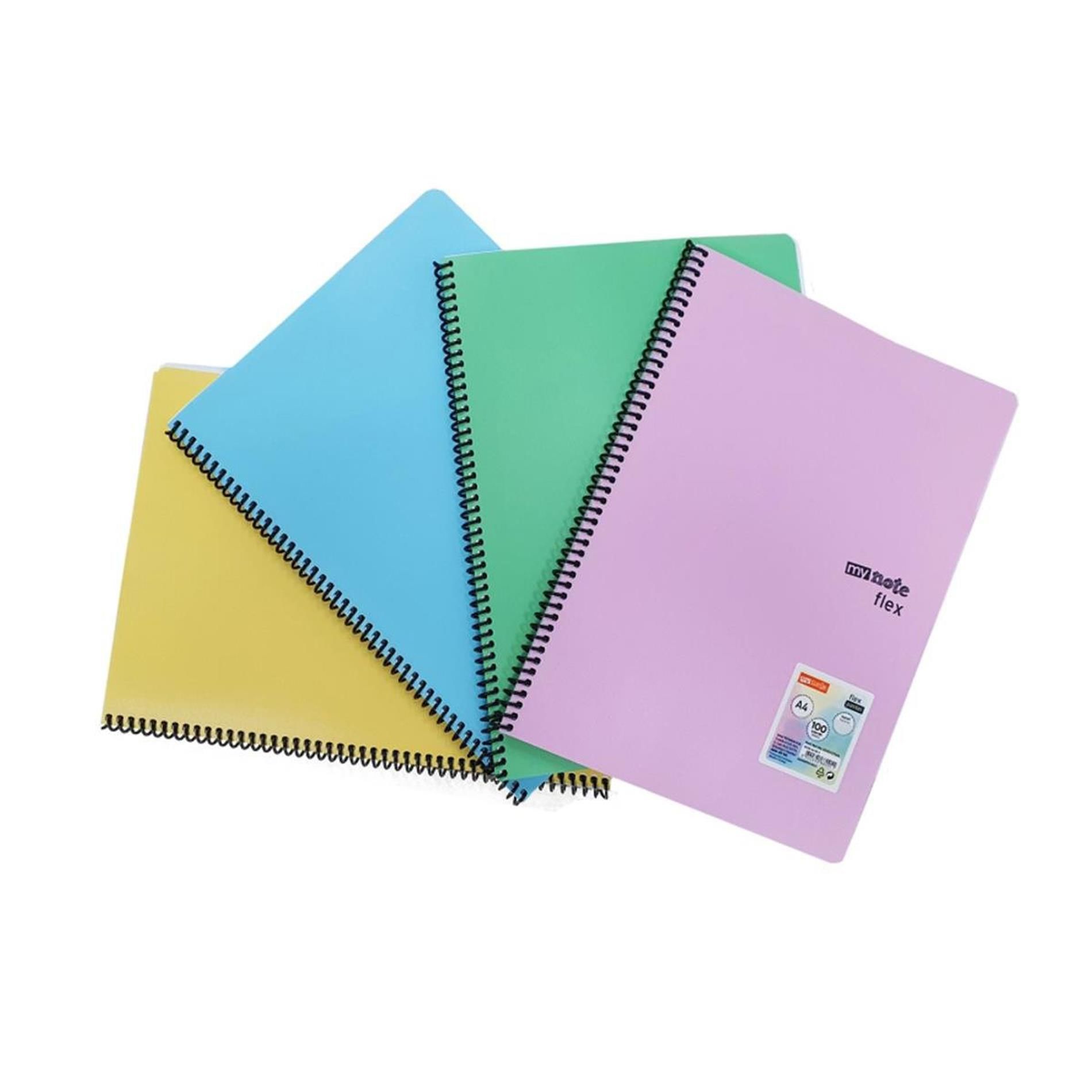 Umur My Note Flex Pastel A4 96 Yaprak Çizgili Defter Mfxpa