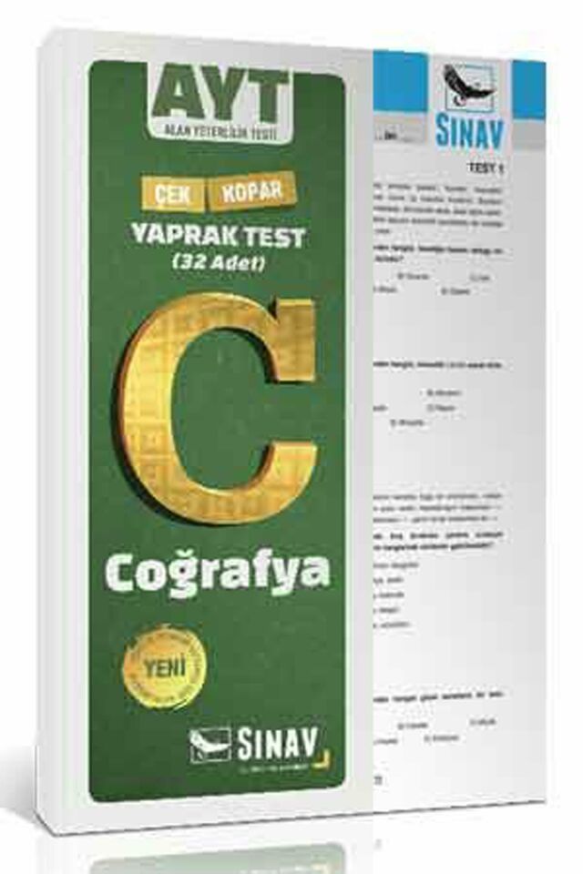 Sınav Ayt Coğrafya Poşet Testi