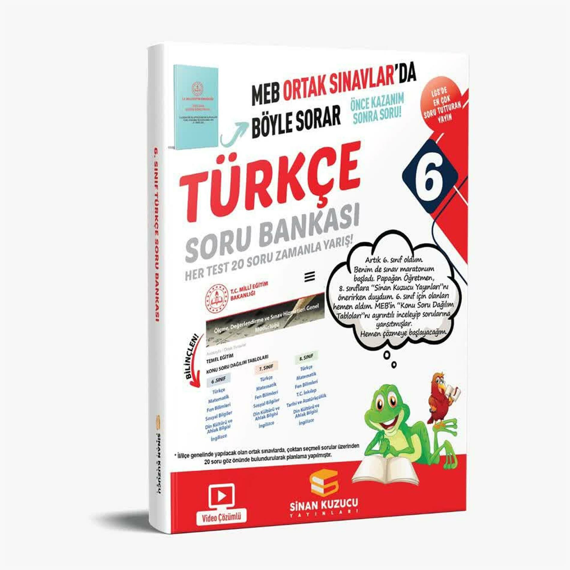 Sinan Kuzucu 6. Sınıf Türkçe Soru Bankası